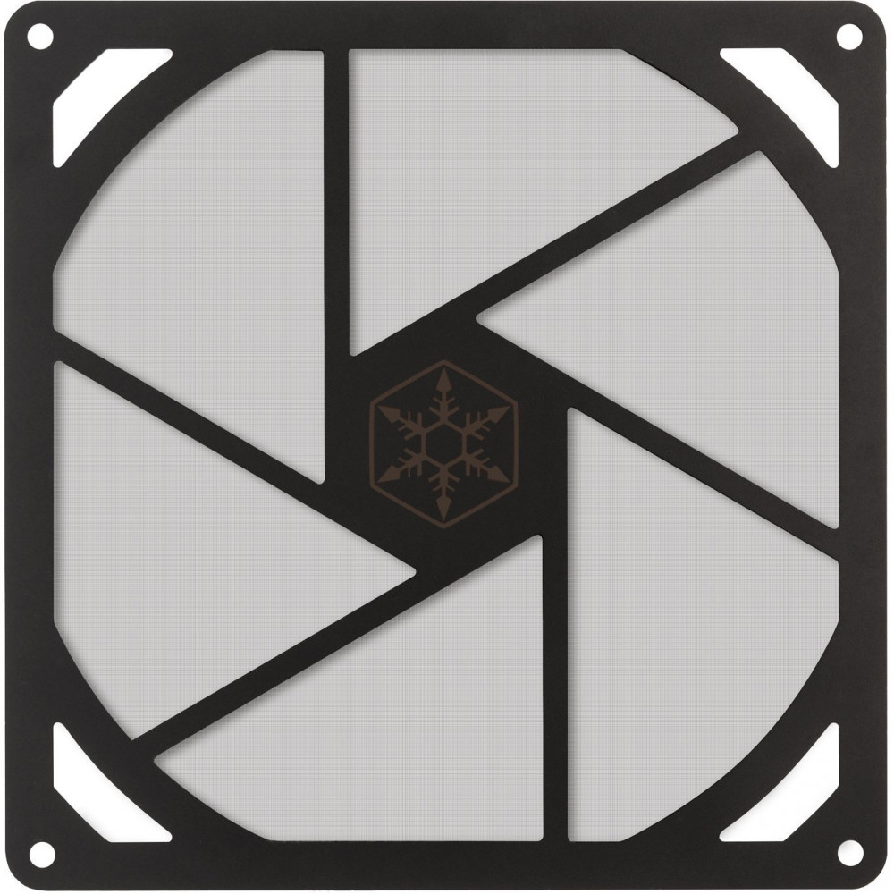 Пиловий фільтр для вентилятора SilverStone FF181B, 180мм, магнітний, чорний