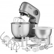 Кухонна машина Sencor Paul 2 1500Вт, чаша-метал, корпус-метал, насадок-20, метал