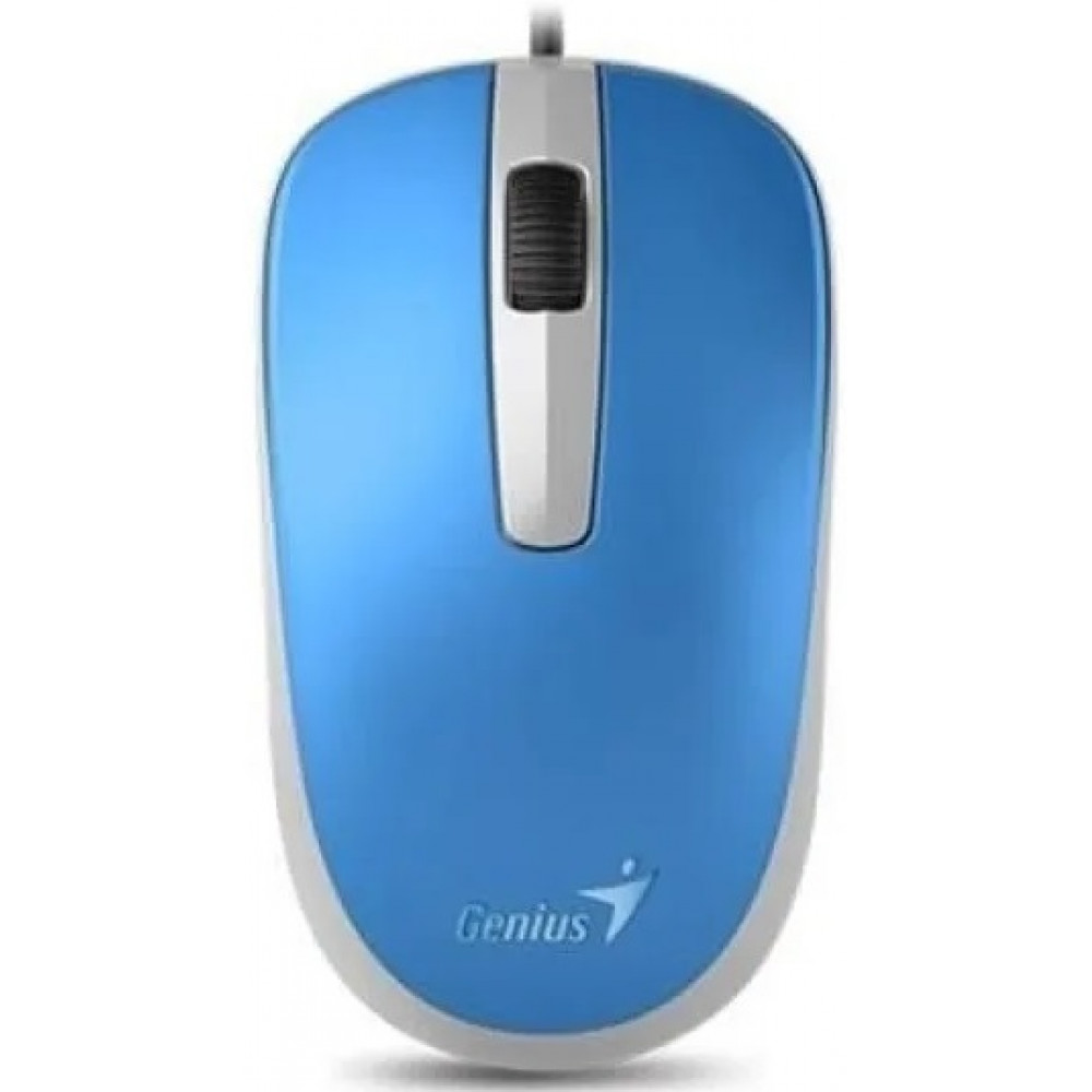 Миша Genius DX-120, USB-A, синій