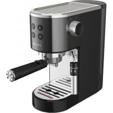 Кавоварка Krups ріжкова Virtuoso + 1л, мелена, ручний капучинатор, 15 бар, чорний