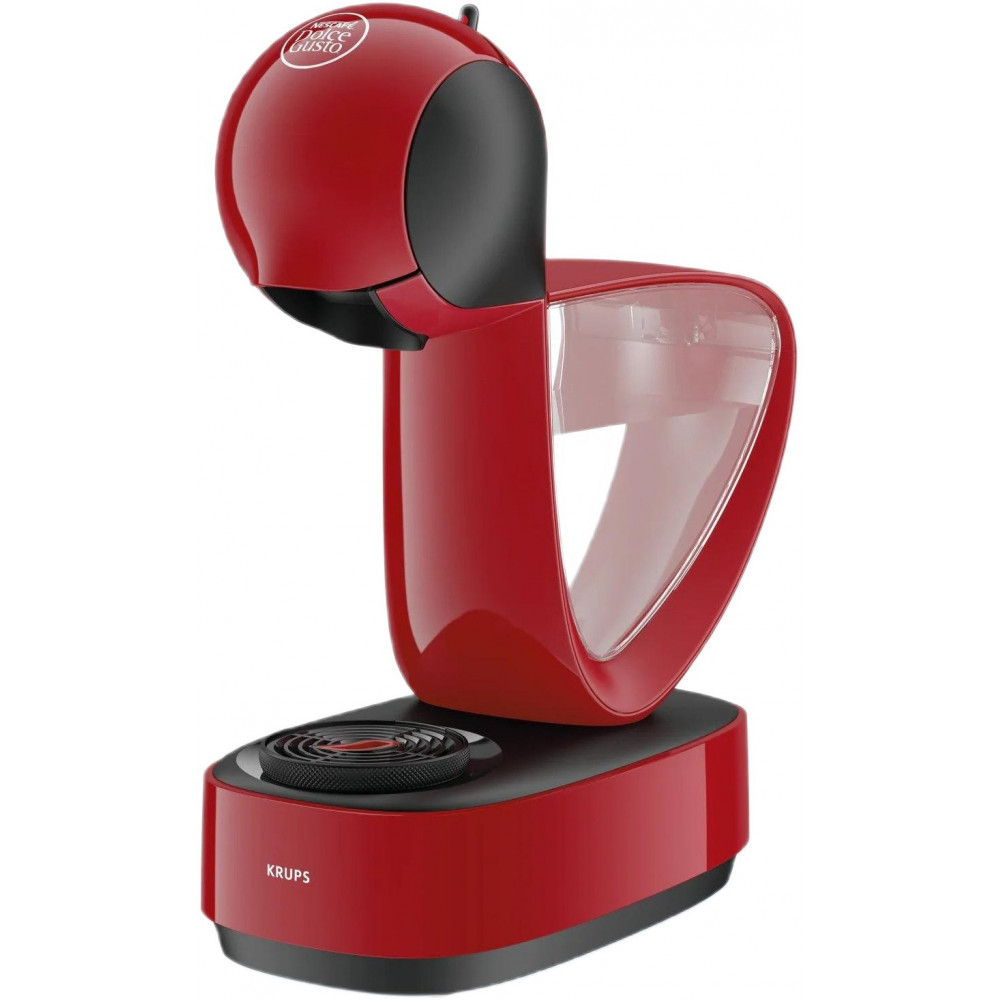 Кавоварка Krups капсульна Infinissima, 1.2л, капсули NESCAFE Dolce Gusto, червоний