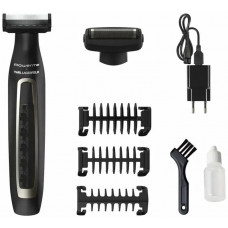 Тример Rowenta & Karl Lagerfeld Forever Sharp, для бороди, вусів, акум., роторний мотор, насадок-4, титан.напил., чорний