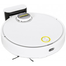 Робот-пилосос Karcher RCV 3, 400Вт, h=9.4см, вологе прибирання, конт пил -0.5л, вода -0.17л, автон. робота до 120хв, вага-3.7кг, НЕРА, білий