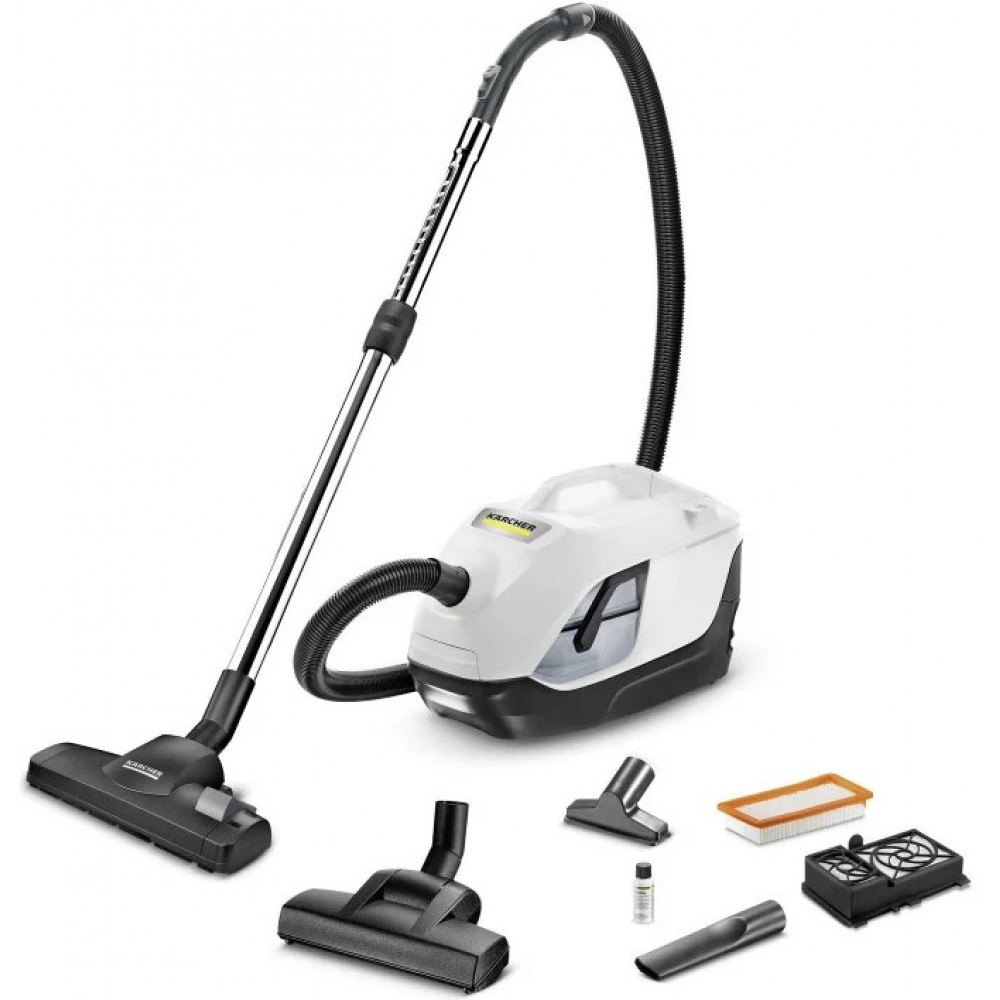 Пилосос Karcher миючий DS 6 Plus, 650Вт, конт пил -0.6л, вода -2 л, НЕРА, білий