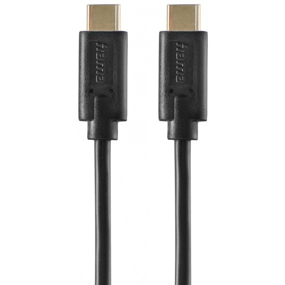 Кабель USB-С > USB-C заряджання/синхронізації Hama 1,5м, чорний