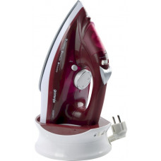 Праска Gorenje безпровідна , 2200Вт, 270мл, паровий удар -25гр, постійна пара - 210гр, база для заряджання, автовимкнення, керам. підошва, бордовий Праска Gorenje безпровідна , 2200Вт, 270мл, паровий удар -25гр, постійна пара - 210гр, база для заряджання, автовимкнення, керам. підошва, бордовий