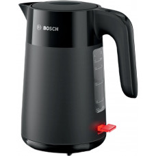 Електрочайник Bosch 1.7л, пластик, чорний
