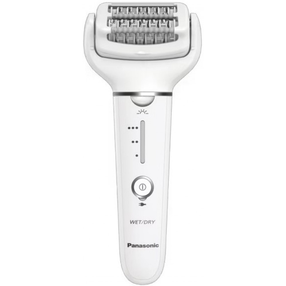 Епілятор Panasonic пінцетний, акумуляторний , пінцет.-60, волог.+сух., насадок-2, футляр , білий