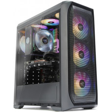 Корпус Zalman N5 MF без БЖ, 1xUSB3.0, 2xUSB2.0, 4x120мм RGB, VGA 365мм, LCS ready, Acrylic Side Panel, ATX, чорний