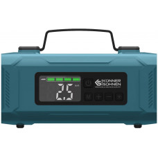 Пуско-зарядний пристрій портативний акумуляторний Konner&Sohnen KS JSP-2000 з компресором, 15В, 14800мА·год, струм 800А/пік 2000А, USB, 22л/хв, 1.6кг