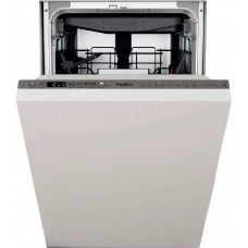 Посудомийна машина Whirlpool вбудована, 10компл., A+++, 45см, дисплей, інвертор, 3й кошик, білий