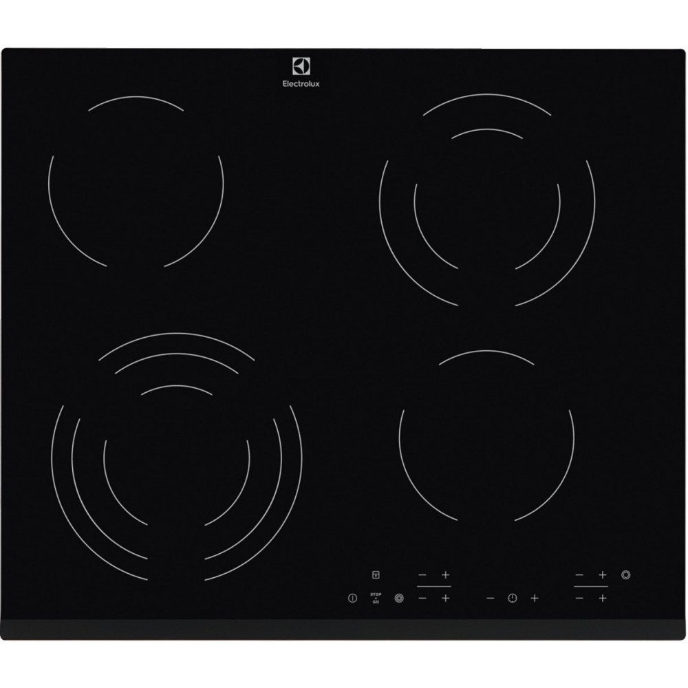 Варильна поверхня Electrolux електрична склокерамічна, 60см, чорний