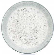 Тарілка обідня Ardesto Siena, 27см, порцеляна, біло-сірий