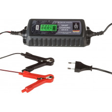 Зарядний пристрій Konner&Sohnen Auto Welle AW05-1204 інтелектуальний, 230В, 6/12В, 0.8/3.8А, для STD/AGM/GEL 1.2-120А-год, режими повільний, стандартний, зимовий