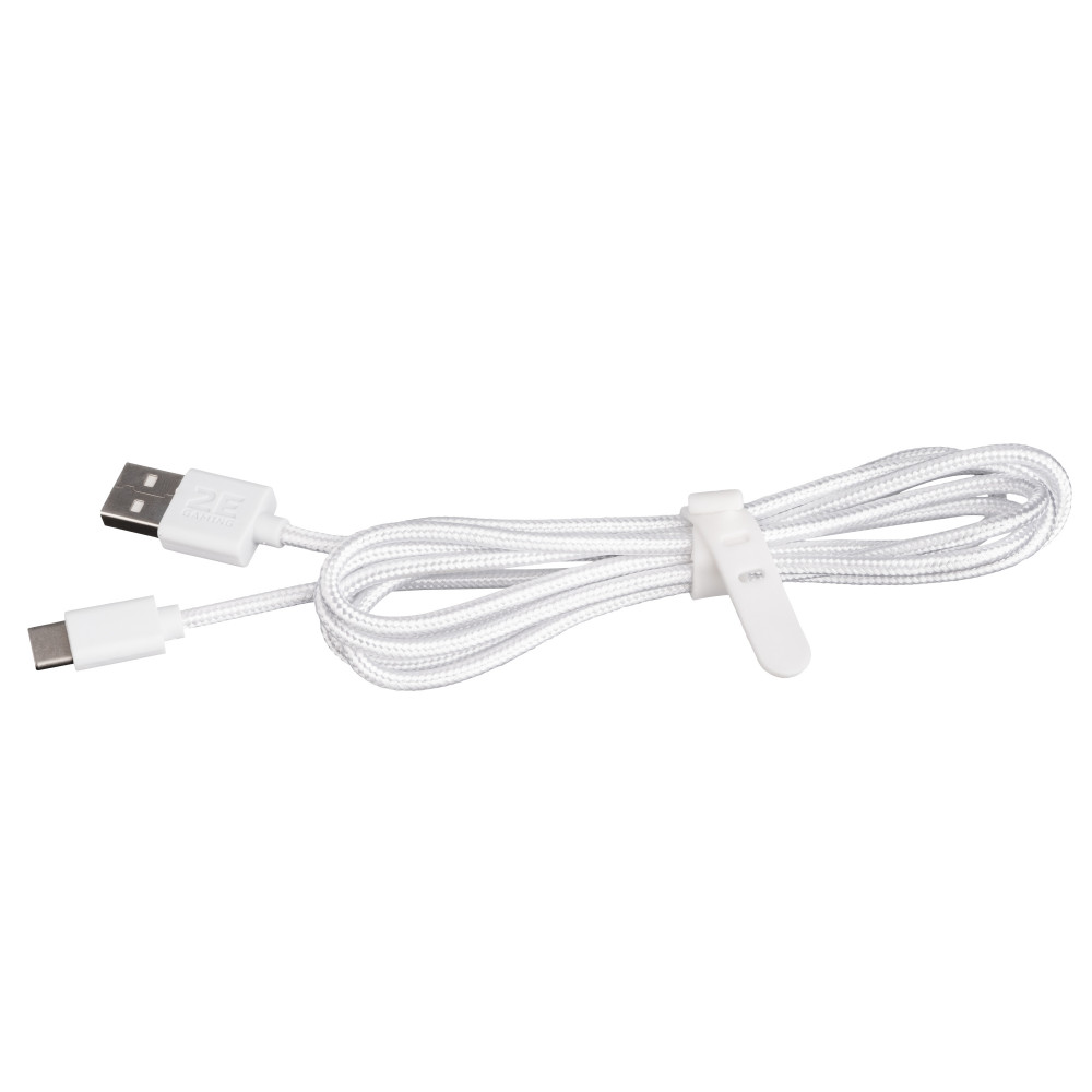 Клавіатура мембранна 2E GAMING KG360 68key, USB-A/WL, EN/UA/RU, RGB, білий