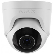 IP-Камера дротова Ajax TurretCam, 5мп, 2.8мм, Poe, True WDR, IP 65, ІЧ 35м, аудіо, кут огляду 100° до 110°, купольна, біла IP-Камера дротова Ajax TurretCam, 5мп, 2.8мм, Poe, True WDR, IP 65, ІЧ 35м, аудіо, кут огляду 100° до 110°, купольна, біла