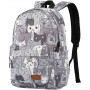 Рюкзак 2Е, TeensPack Cats, сірий