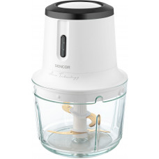 Подрібнювач Sencor Accu technology, 200Вт, чаша-500мл, скло, безпровідний, USB-C, білий