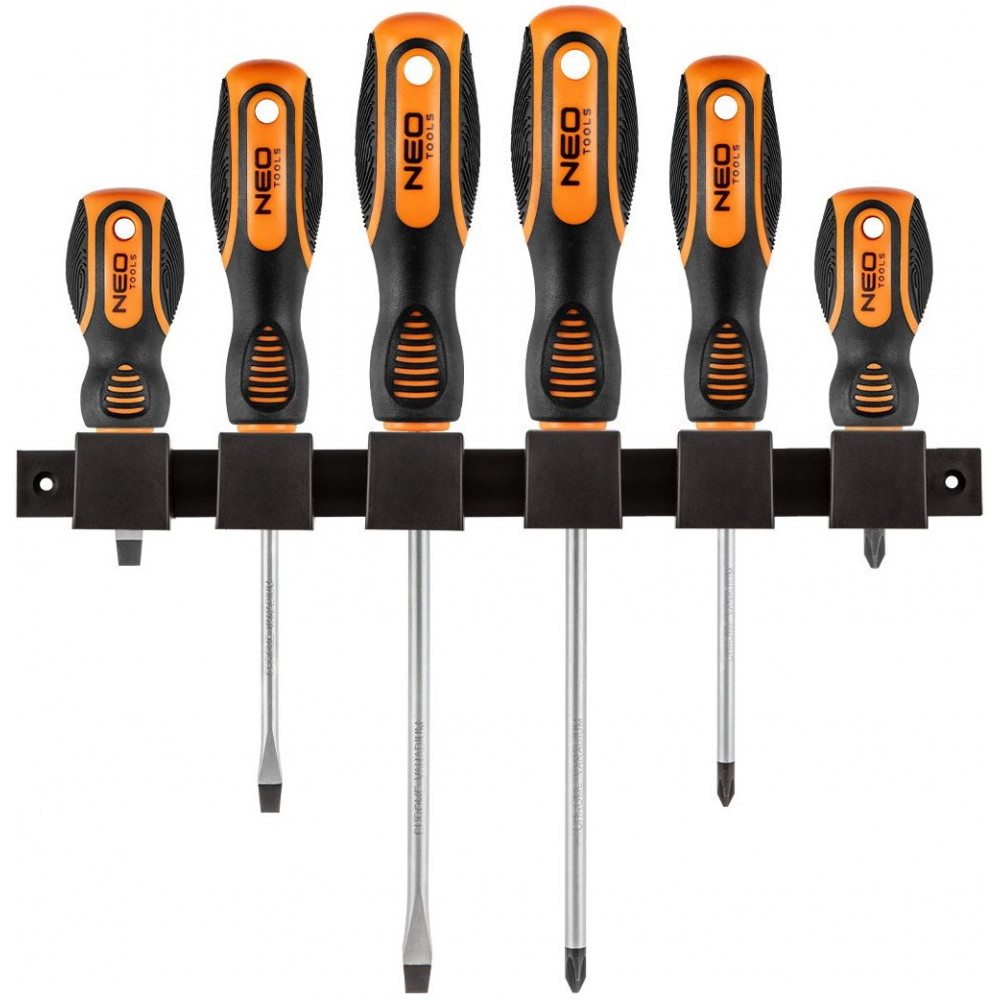 Викрутки Neo Tools набір 6шт, SL,PH, сталь CrV