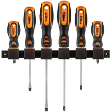 Викрутки Neo Tools набір 6шт, SL,PH, сталь CrV Викрутки Neo Tools набір 6шт, SL,PH, сталь CrV
