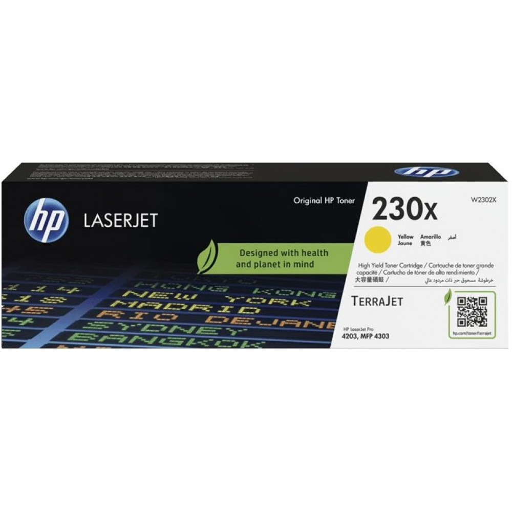 Картридж HP 230X CLJ Pro 4203/4303 Yellow (5500стор)