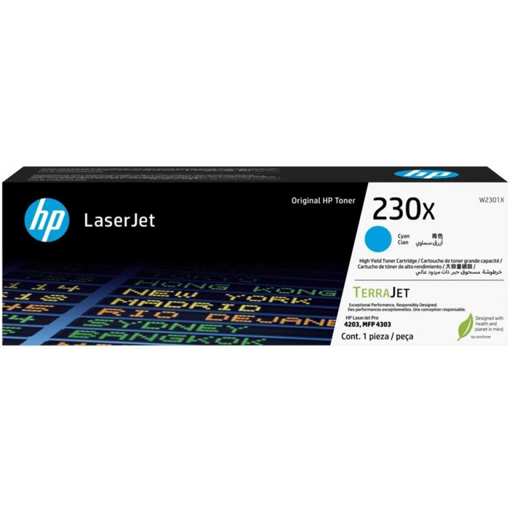 Картридж HP 230X CLJ Pro 4203/4303 Cyan (5500стор)