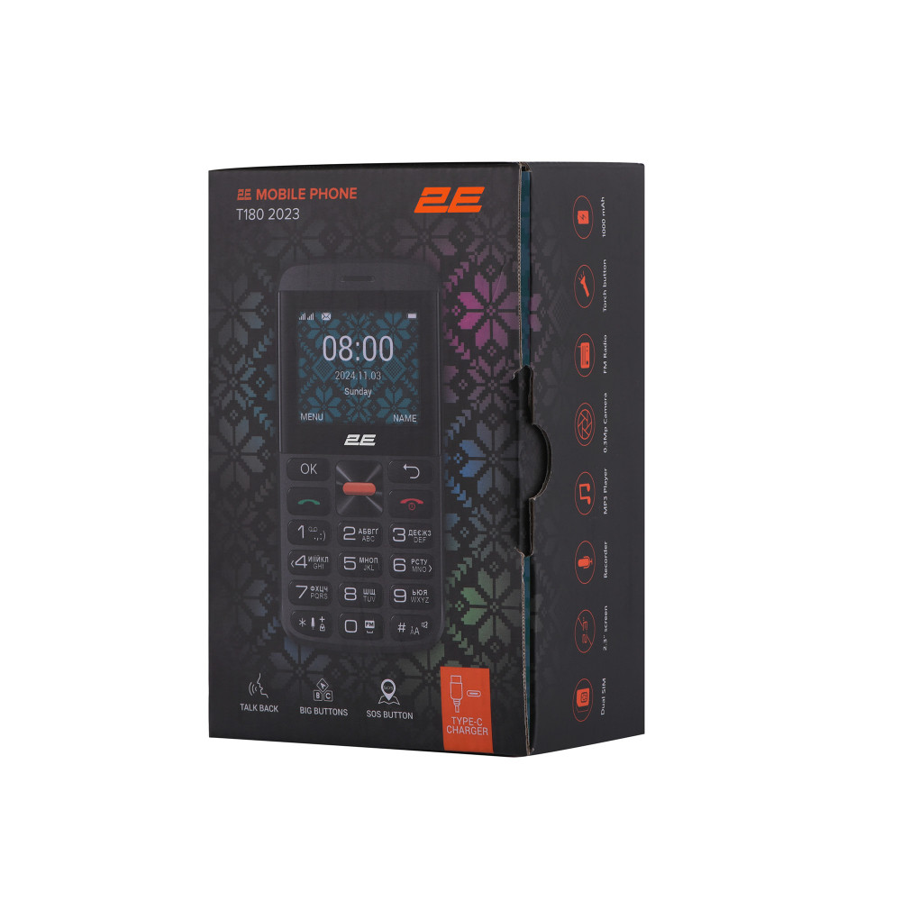 Мобільний телефон 2E T180 MAX 2.3