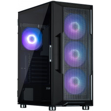 Корпус Zalman I3 Neo ARGB без БЖ, 2xUSB3.0, 1xUSB2.0, 4x120мм ARGB, VGA 355мм, LCS ready, TG Side Panel, ATX, чорний