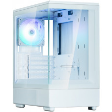 Корпус Zalman P10 без БП, 1xUSB3.0, 1xUSBType-C, 1x120мм ARGB, VGA 384мм, LCS ready, TG Side Panel, mATX, білий