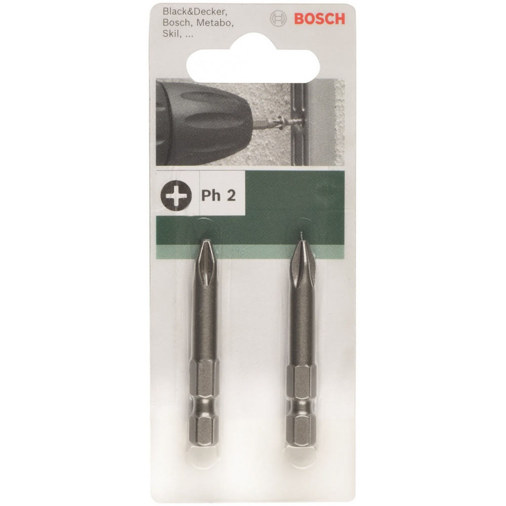 Біти Bosch PH2 XH, 49мм, 2шт