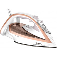 Праска Tefal TurboPro Anti-Calc, 3000Вт, 300мл, паровий удар -270гр, постійна пара - 50гр, керам. підошва, біло-бежевий