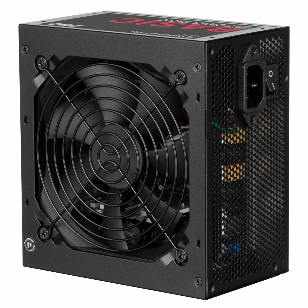 Блок живлення 2E Basic Power  (500W), 80%, 120мм, 1xMB 24pin(20+4), 1xCPU 8pin(4+4), 3xMolex, 4xSATA, 2xPCIe 8pin(6+2)
