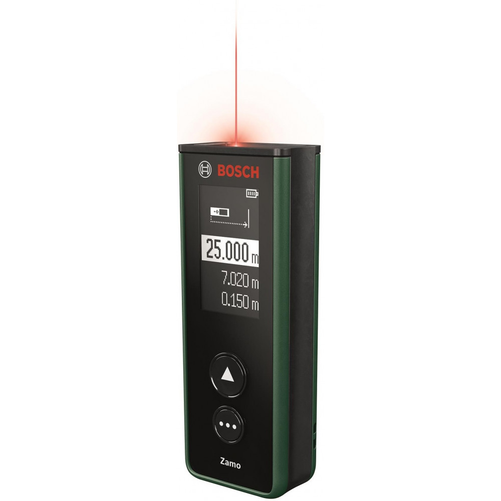 Далекомір лазерний Bosch Zamo, 0.15-20м, ±3мм, 0.85кг