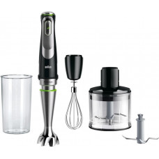 Блендер Braun заглибний, 1200Вт, чаша-600мл, мультишвидкісний, чорно-сірий Блендер Braun заглибний, 1200Вт, чаша-600мл, мультишвидкісний, чорно-сірий