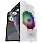 Корпус 2E GAMING Turbo G2057W без БЖ 2xUSB3.0, 1xUSB2.0, 1x200мм ARGB, 3x120мм ARGB, VGA 345мм, LCS ready, HUB, TG Side Panel, ATX, білий