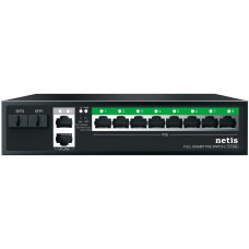 Комутатор Netis P112GS 12xGE (8xPoE, 2xUplink, 2xSFP), 120Вт, Некерований Комутатор Netis P112GS 12xGE (8xPoE, 2xUplink, 2xSFP), 120Вт, Некерований