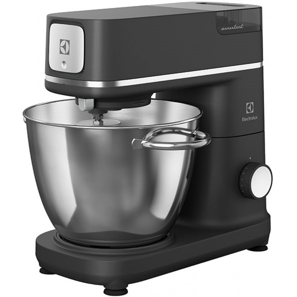 Кухонна машина Electrolux, 1200Вт, чаша-метал, корпус-метал, насадок-9, чорний