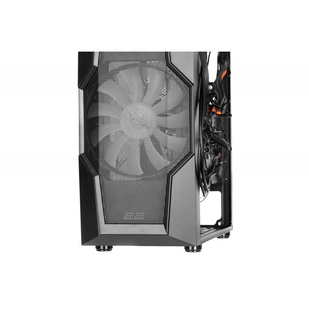 Корпус 2E GAMING Turbo G2057B без БЖ 2xUSB3.0, 1xUSB2.0, 1x200мм, ARGB, 3x120мм ARGB, VGA 345мм, LCS ready, HUB, TG Side Panel, ATX, чорний