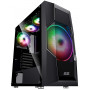Корпус 2E GAMING Turbo G2057B без БЖ 2xUSB3.0, 1xUSB2.0, 1x200мм, ARGB, 3x120мм ARGB, VGA 345мм, LCS ready, HUB, TG Side Panel, ATX, чорний