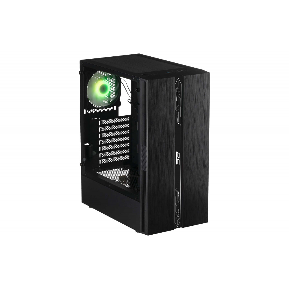 Корпус 2E GAMING Runa G2107 без БЖ 1xUSB3.0, 2xUSB2.0, 1x120мм ARGB, VGA 325мм, LCS ready, TG Side Panel, ATX, чорний