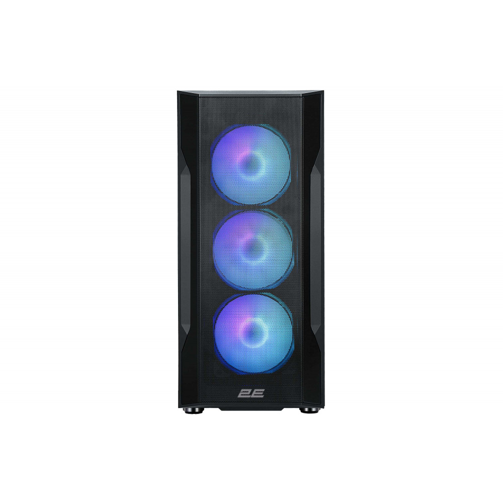 Корпус 2E GAMING Splendor G4301 без БЖ 2xUSB3.0, 1xUSBType-C, 4x120мм ARGB, VGA 415мм, LCS ready, контролер з пультом, TG Side Panel, EATX, чорний