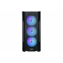Корпус 2E GAMING Splendor G4301 без БЖ 2xUSB3.0, 1xUSBType-C, 4x120мм ARGB, VGA 415мм, LCS ready, контролер з пультом, TG Side Panel, EATX, чорний