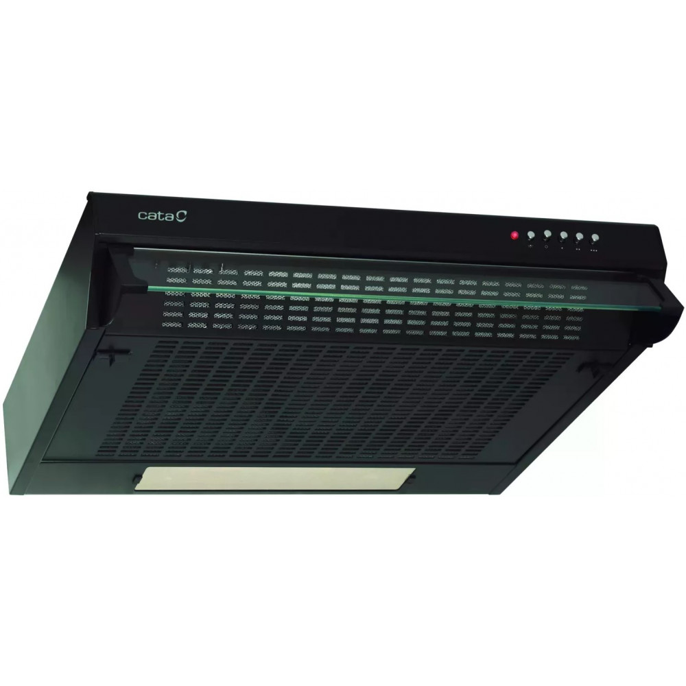 Витяжка Cata пласка, 60см, 350м.куб/год, F 2060 bk, чорний