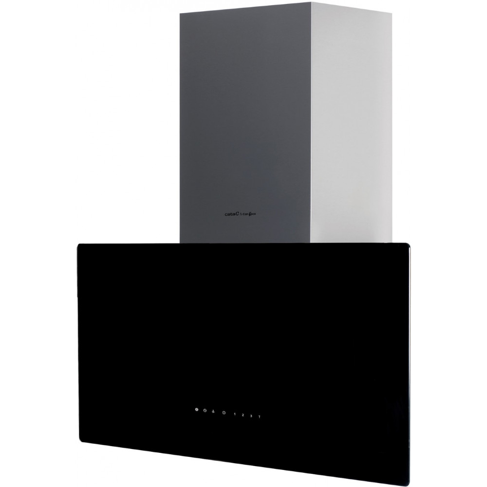 Витяжка похила Cata&Can Roca, 80см, 1400м.куб/год, Greco 80 bk, чорний