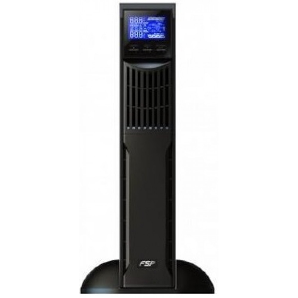 Джерело безперебійного живлення FSP Custos 2TL, 2000VA/1800W, RT2U, LCD, USB, RS232, 8xС13
