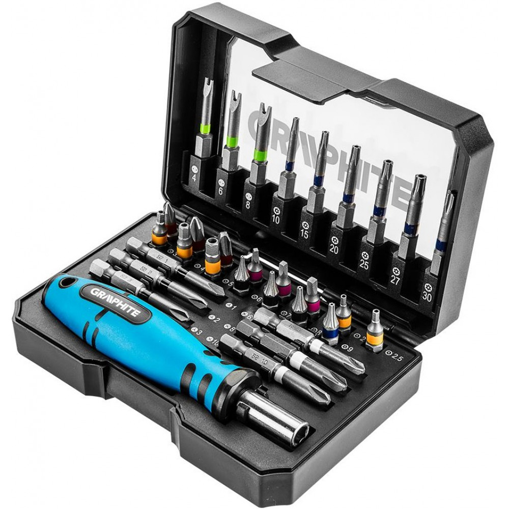 Біти GRAPHITE, набір 31шт, 1/4