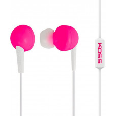Навушники In-Ear Koss KEB6iP, 3.5 mini-jack, Mic, Рожевий