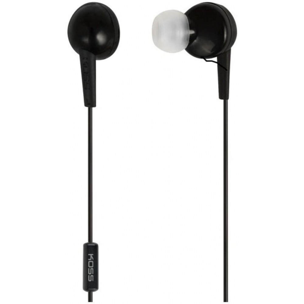 Навушники In-Ear Koss KEB6iK, 3.5 mini-jack, Mic, Чорний