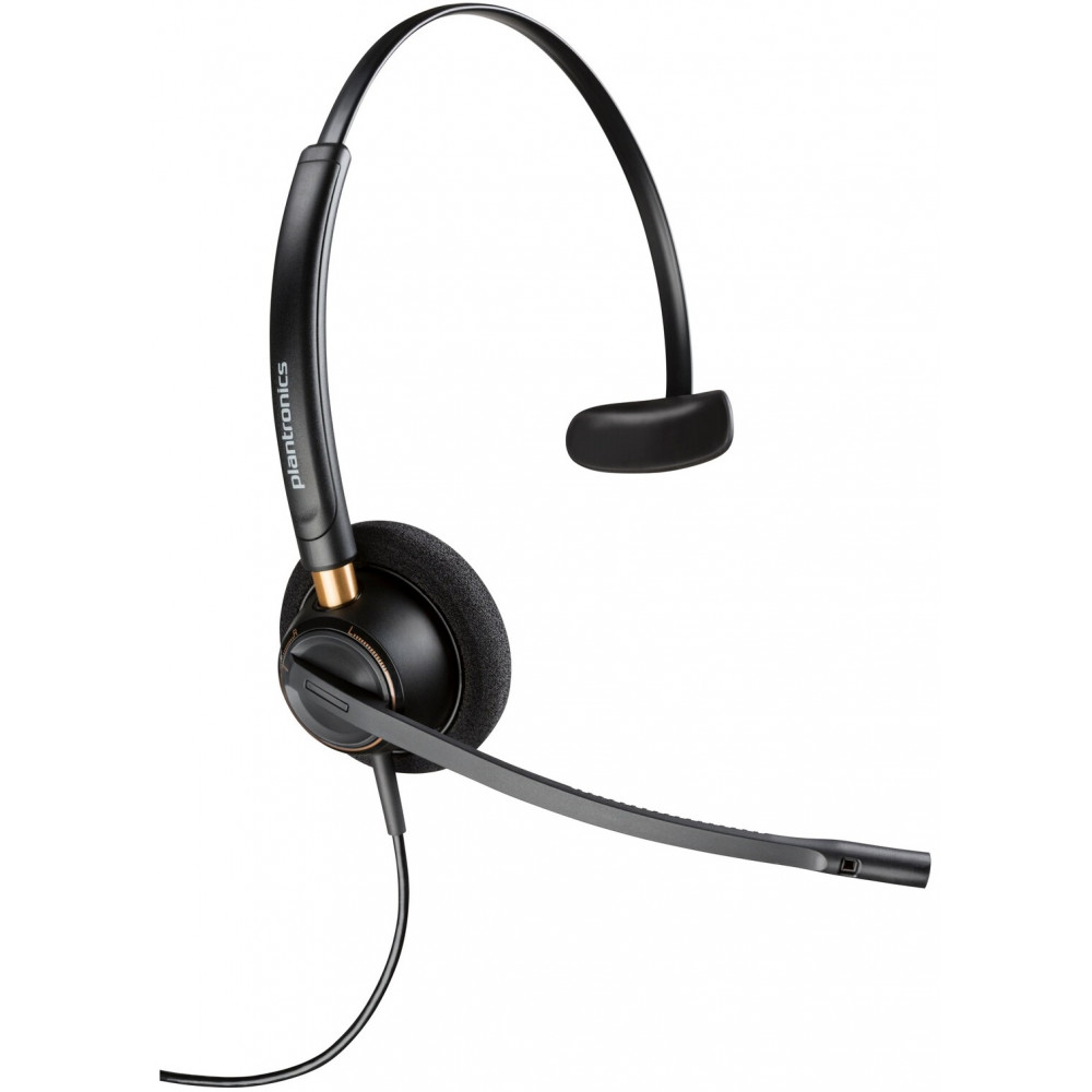 Гарнітура комп'ютерна моно On-ear Poly EncorePro 510, Quick Disconnect, всеспрямований, чорний