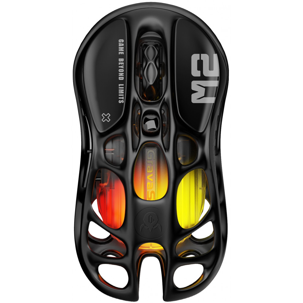 Миша GravaStar Mercury M2, BT/WL/USB-A, RGB, чорний